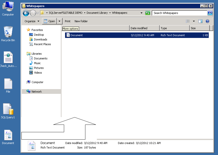 File Table in SQL Server 2012  - Great flexibility to manage filestream data (5/6)